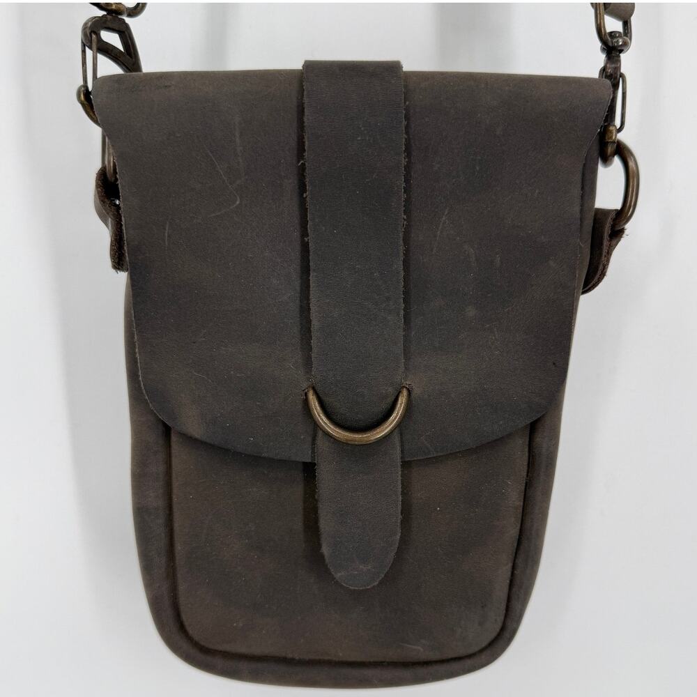 Saddleback Leather Love 41 Crossbody Messenger Small Bag Vintage Brown